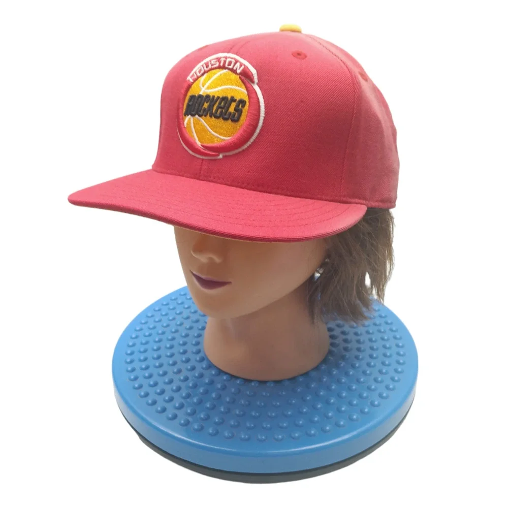 Houston Rockets New Era Hardwood Classics Red Fitted‎ Hat Size 7 - 1/8 (52 cm)
